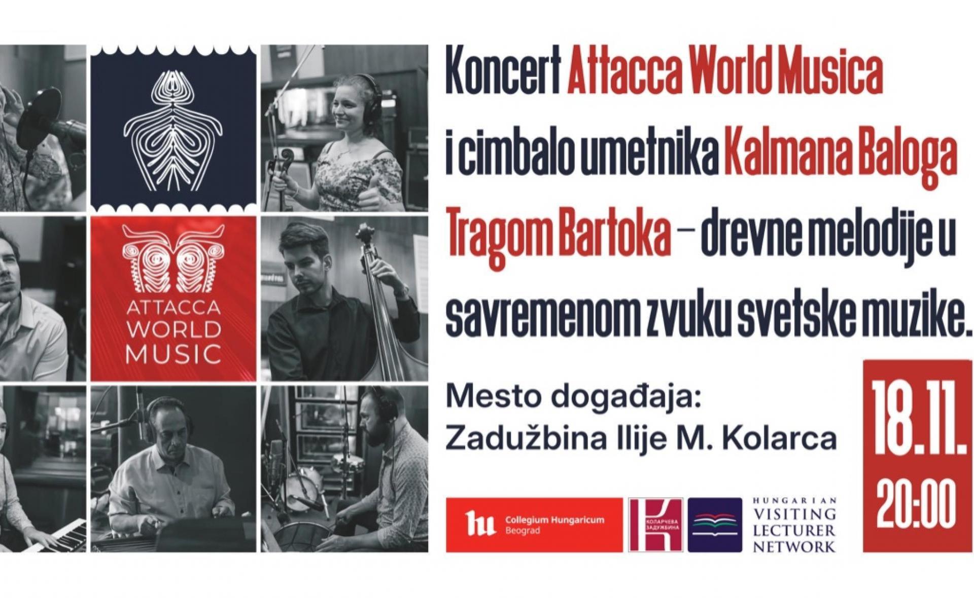 Attacca World Music – koncert u Kolarcu