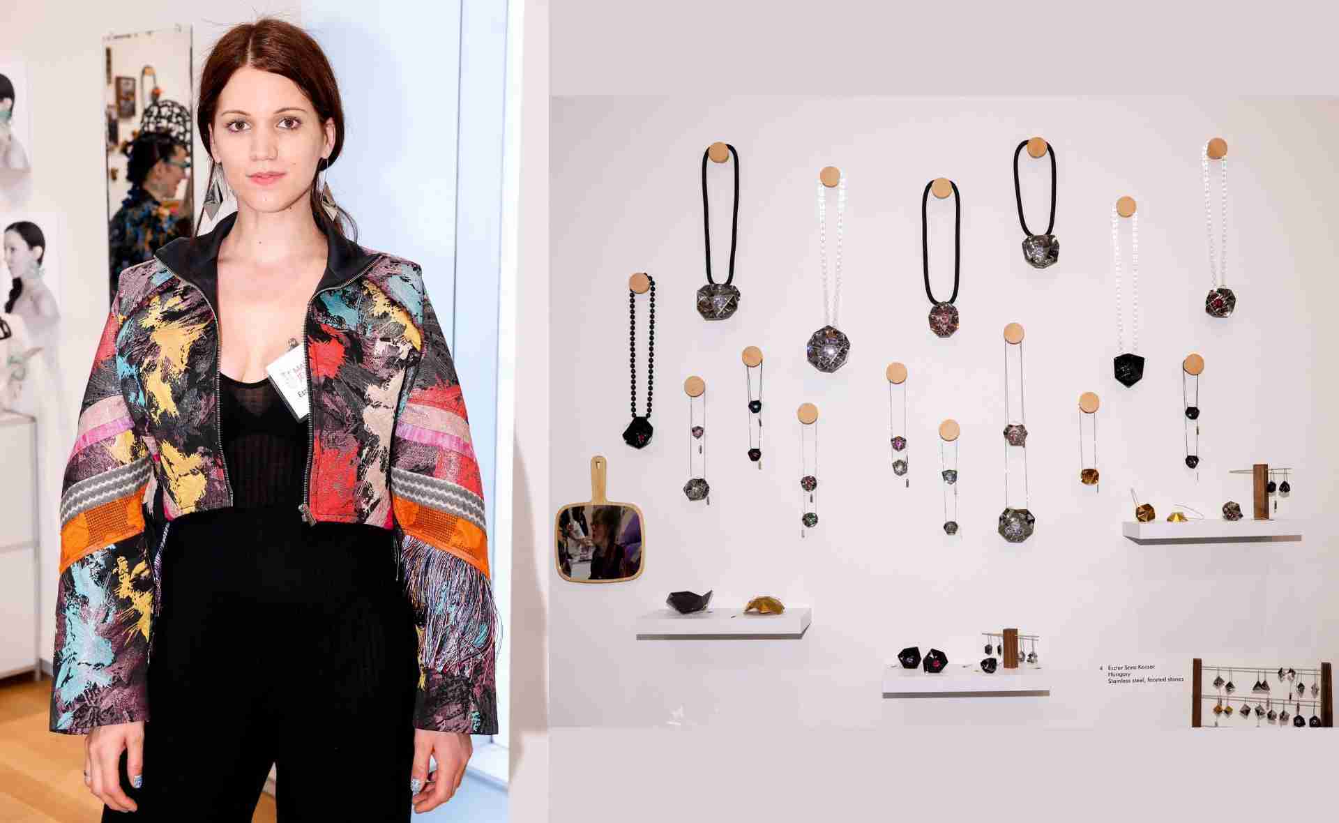 Eszter Sára Kocsor at the MAD About Jewelry annual benefit sale and exhibition in New York