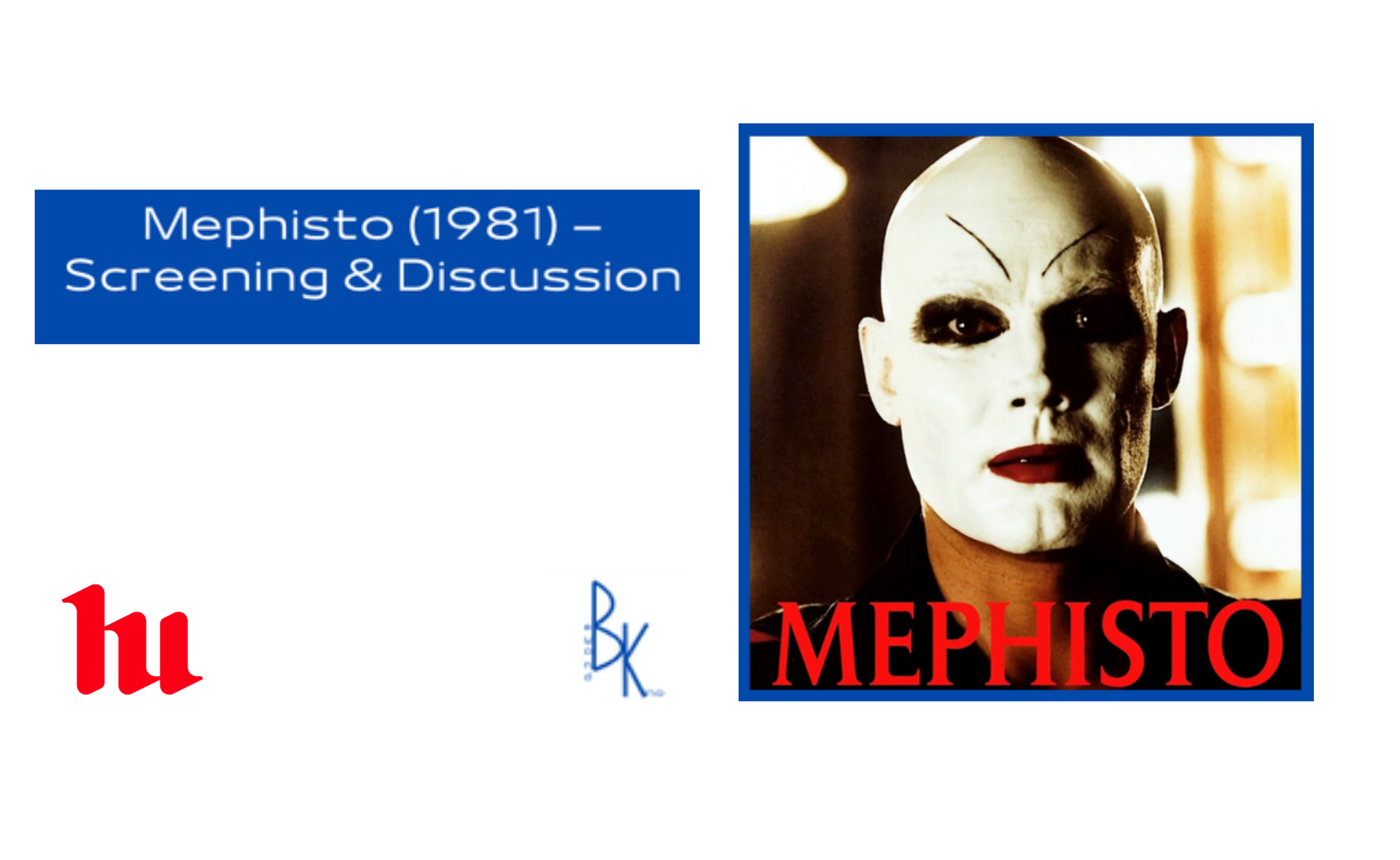 "Mephisto" filmvetítés és beszélgetés