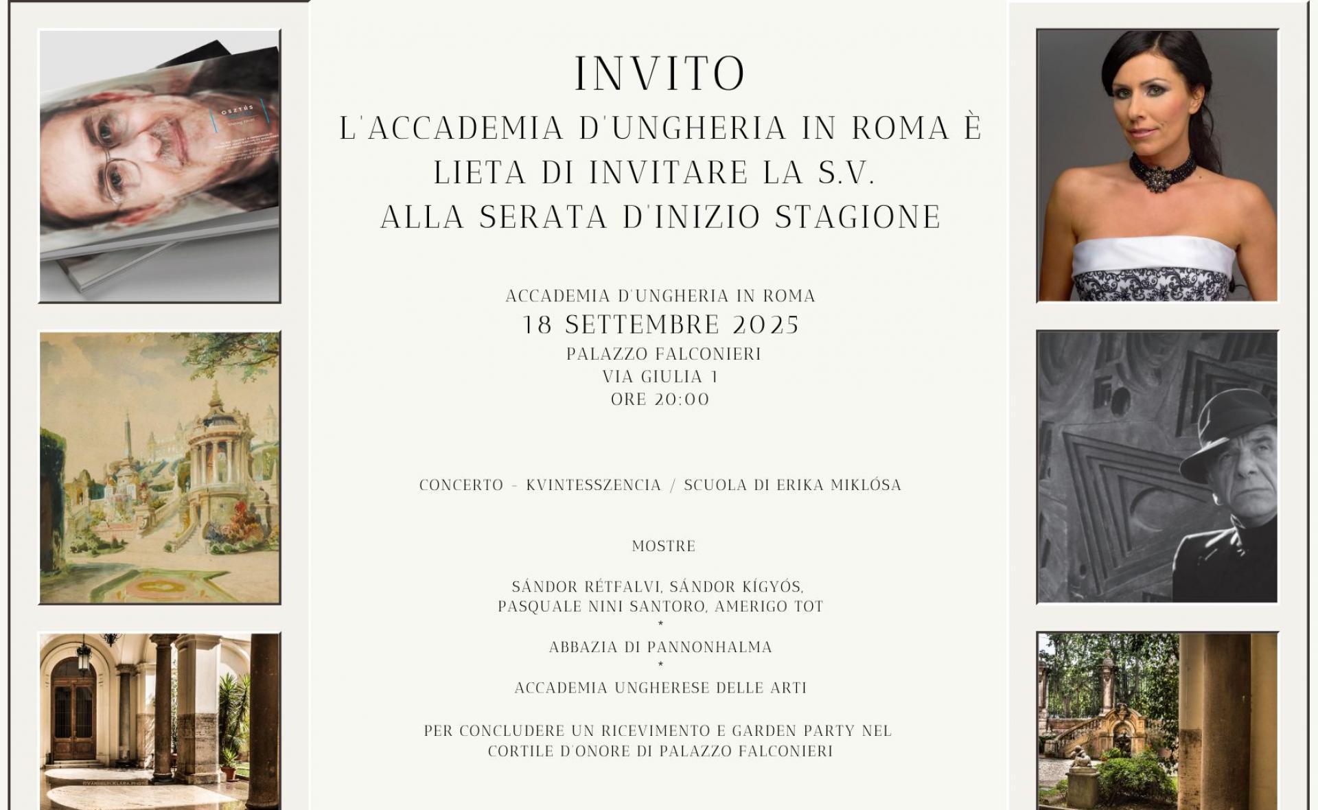 Serata d'inizio stagione 