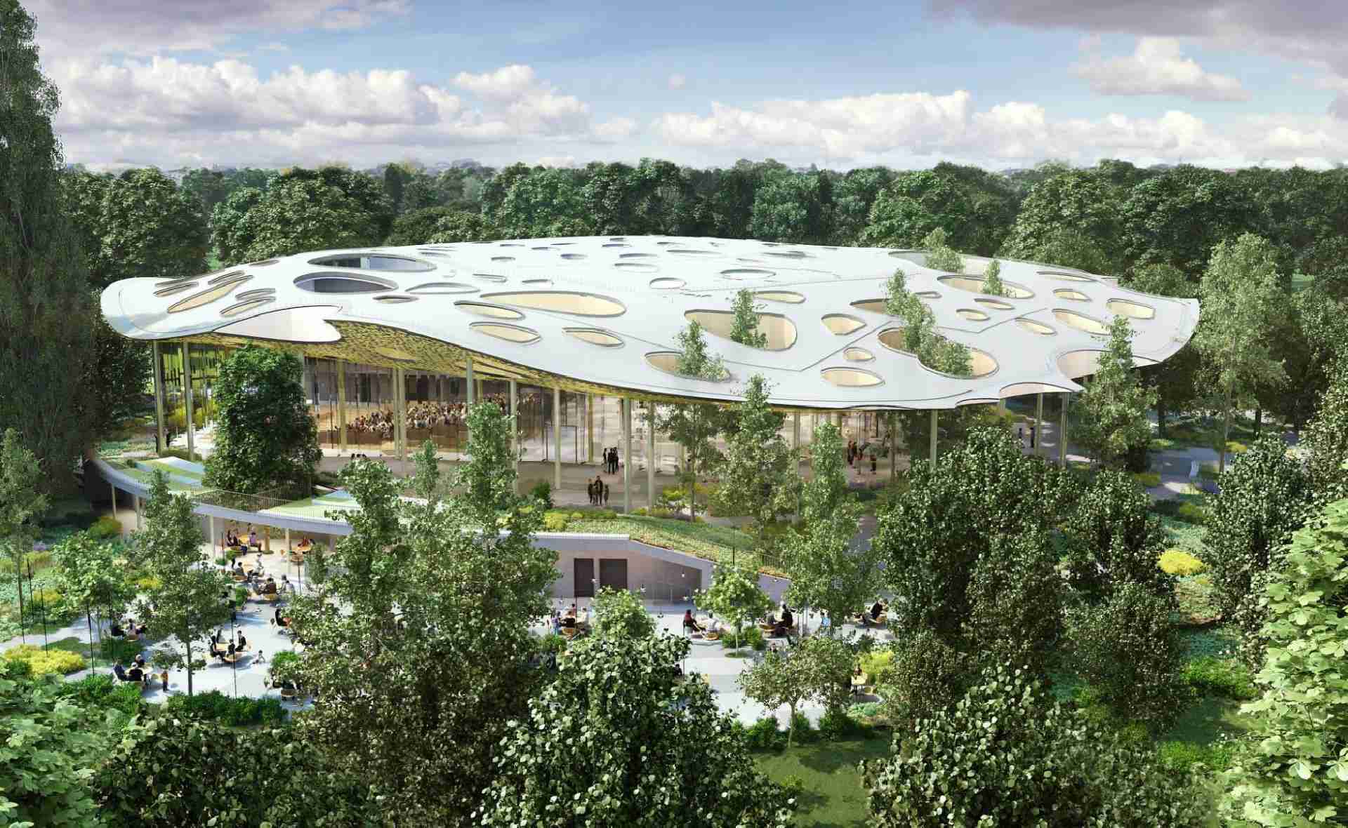Projekt wizualny Węgierskiego Domu Muzyki (Źródło: ligetbudapest.hu)