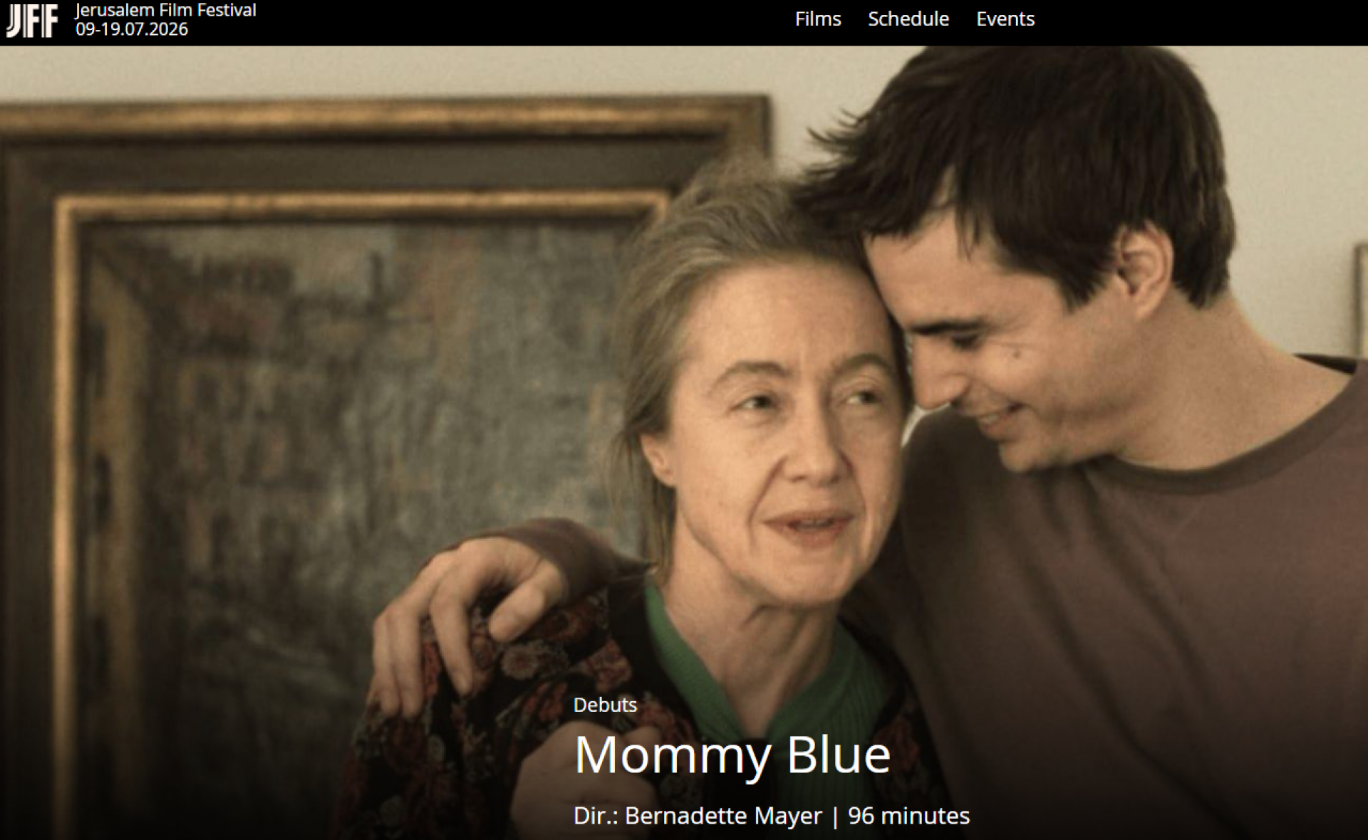Mayer Bernadette: Szemem fénye (Mommy Blue)– filmvetítés és kerekasztal beszélgetés Für Anikó főszereplővel