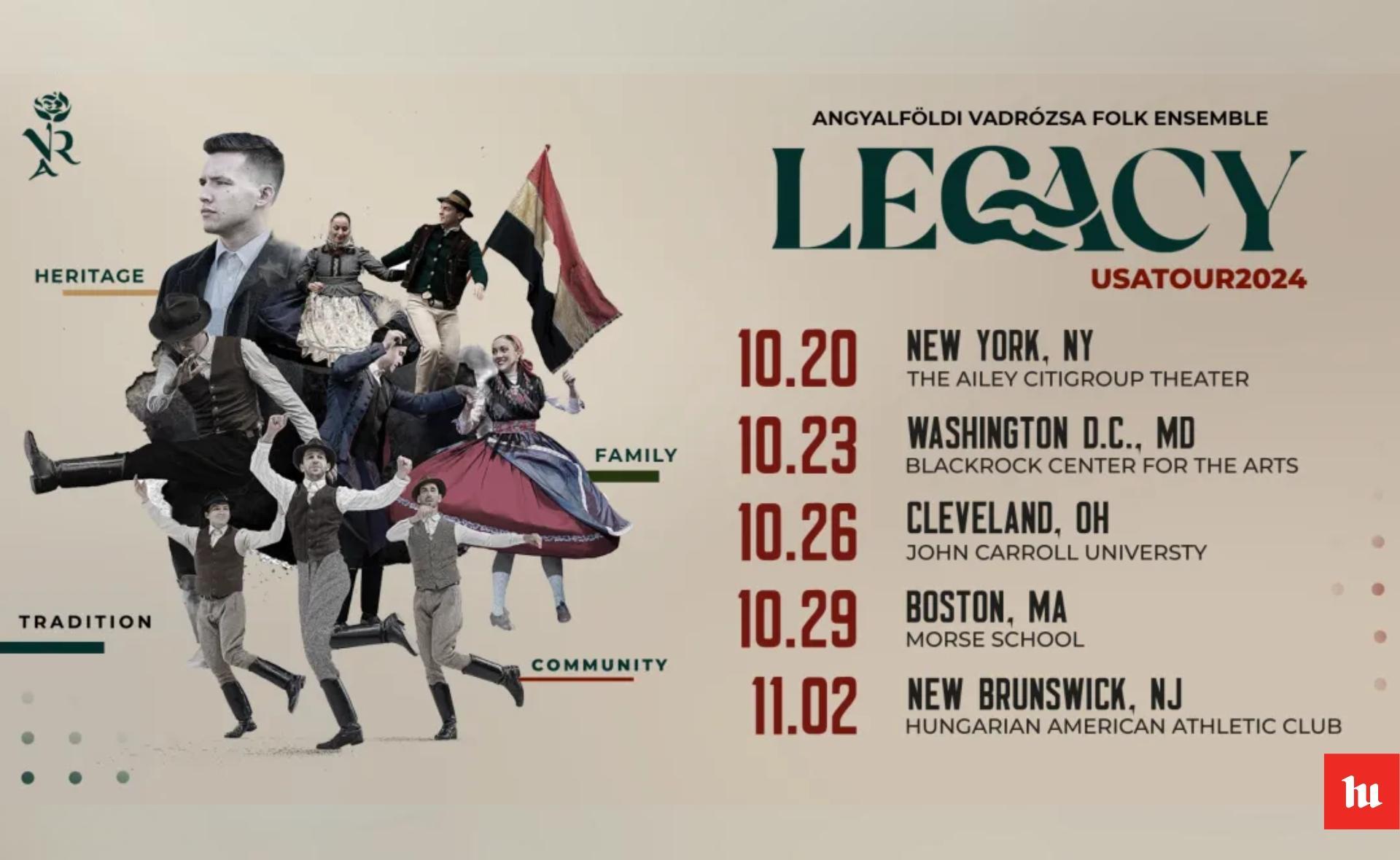 Vadrózsa Hungarian Folk Dance Ensemble - Legacy USA Tour 2024