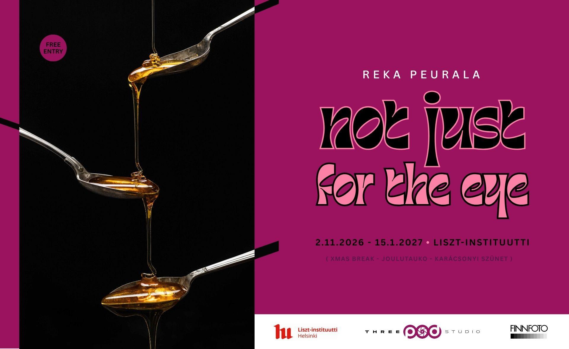Réka Peurala: NOT JUST FOR THE EYE – Valokuvia Liszt-instituutin Käytävägalleriassa