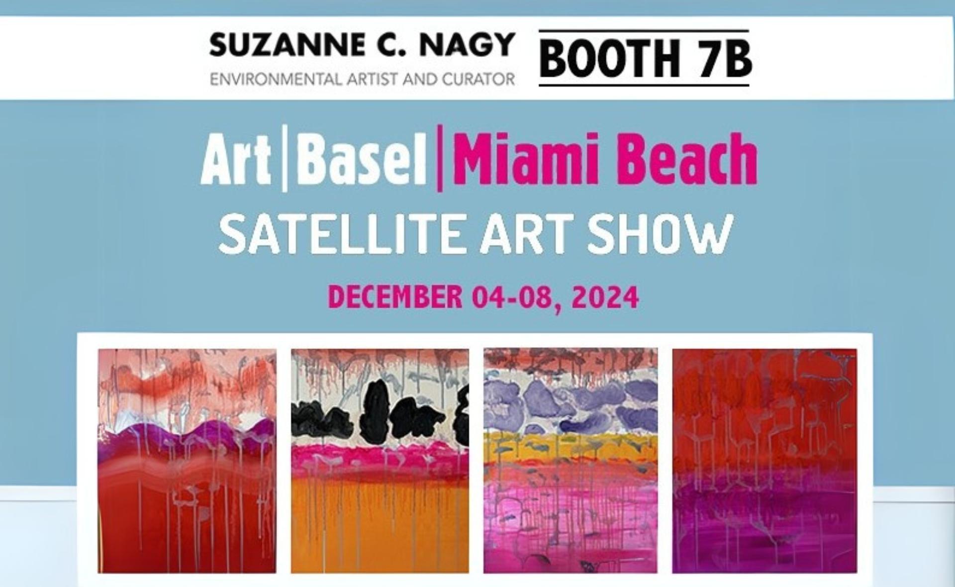 Hungarian Environmental Artist Suzanne C. Nagy at the Satellite Art Show