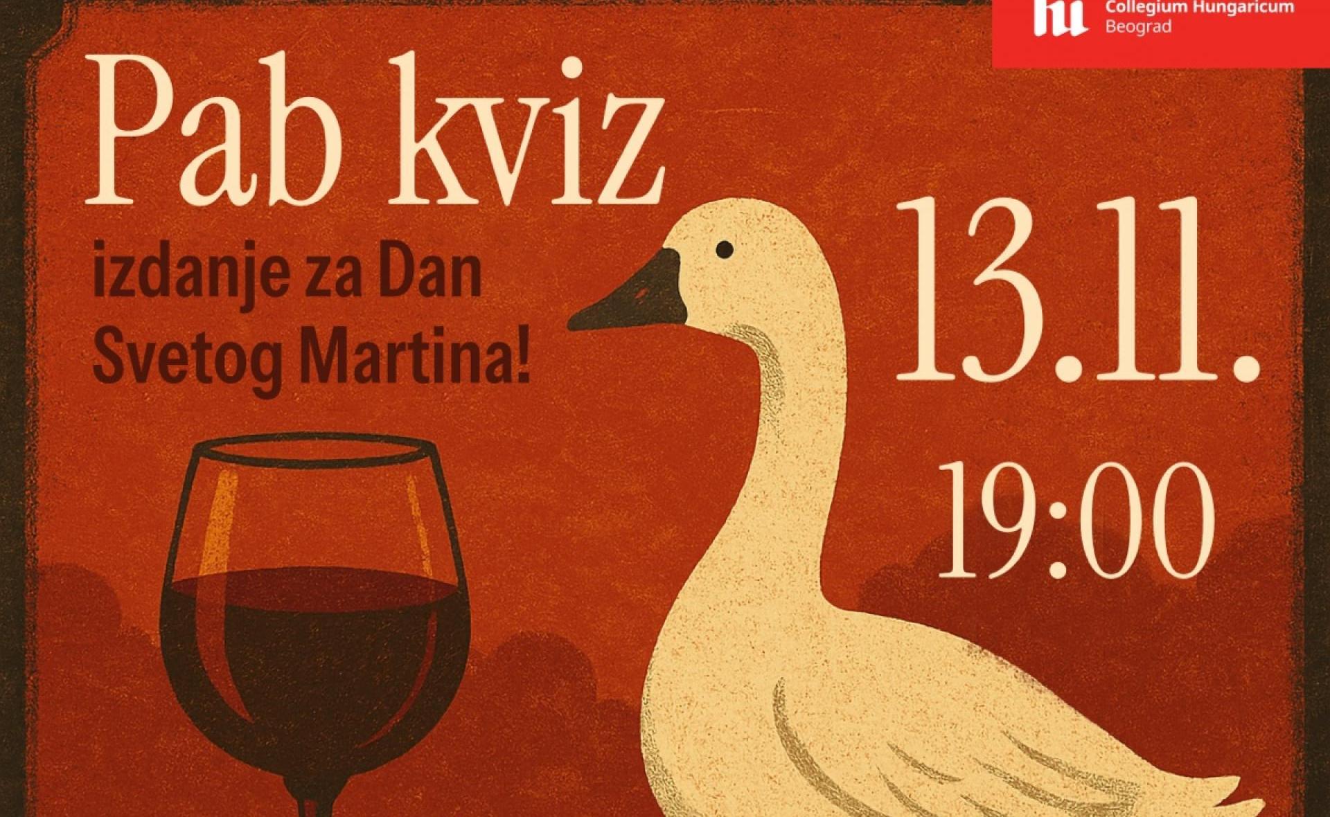 Povodom Dana Svetog Martina Pab kviz u CH