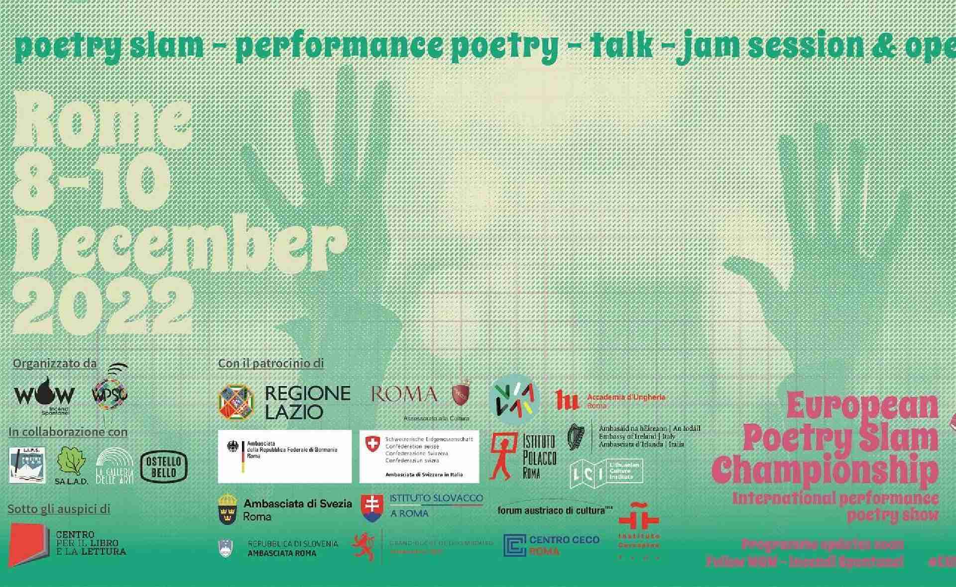 Európai Poetry Slam Bajnokság  2022