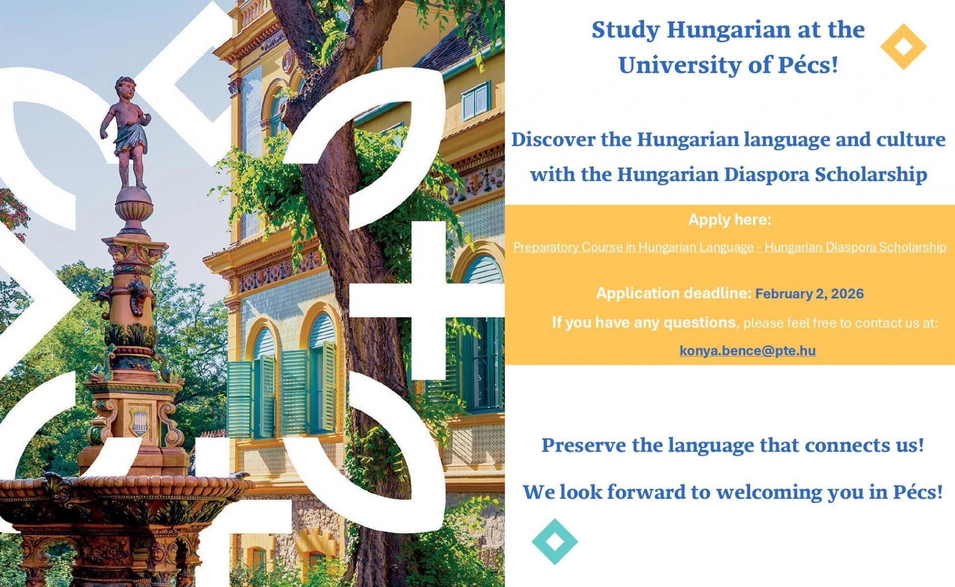 Study Hungarian in Pécs!