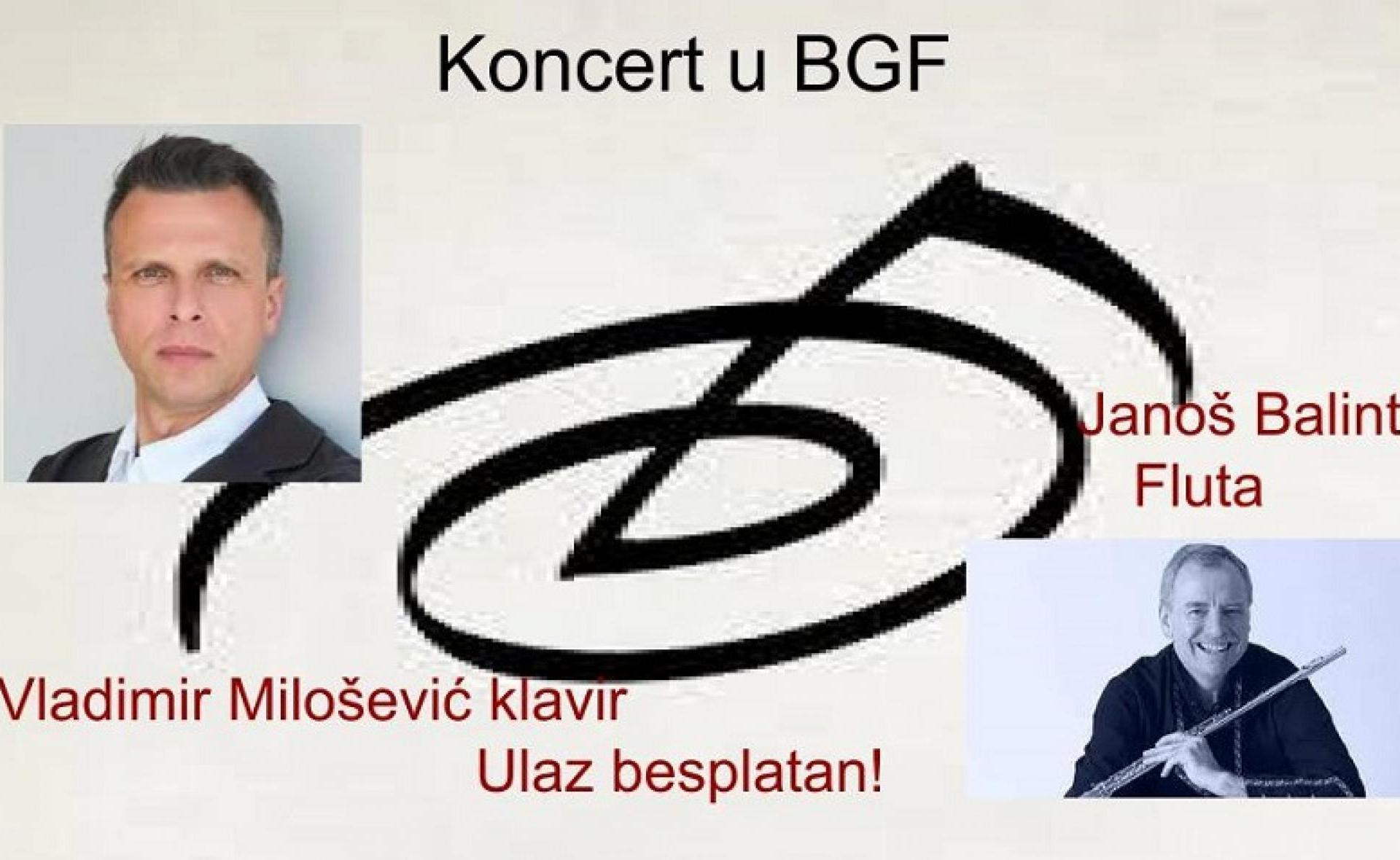 Fuvola és zongora a Belgrádi filharmónia termében