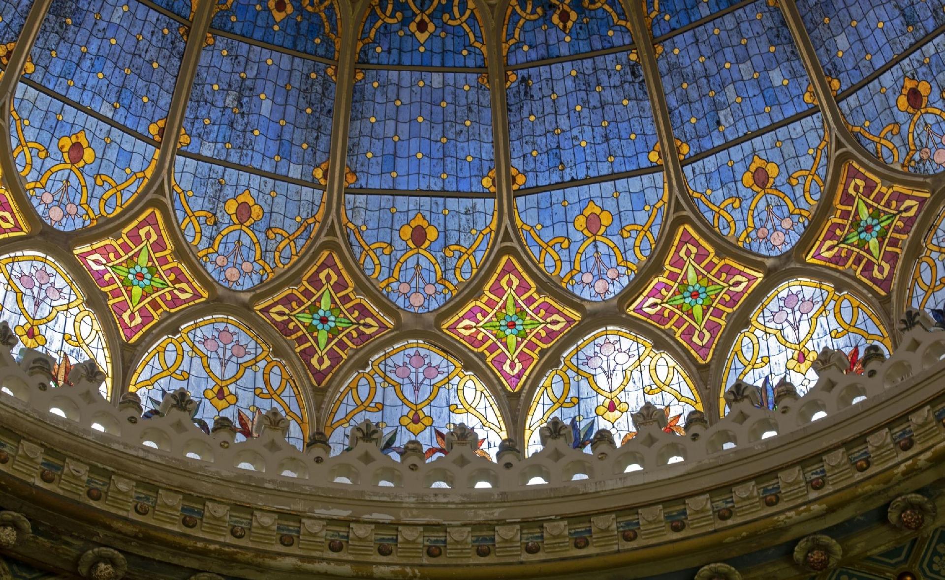 De glazen koepel van de Nieuwe Synagoge van Szeged (foto: Krisztina Bélavári / MÉM MDK)