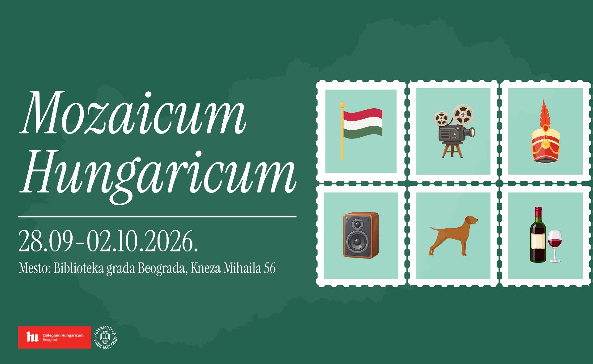 Mozaicum Hungaricum u Biblioteci grada Beograda!