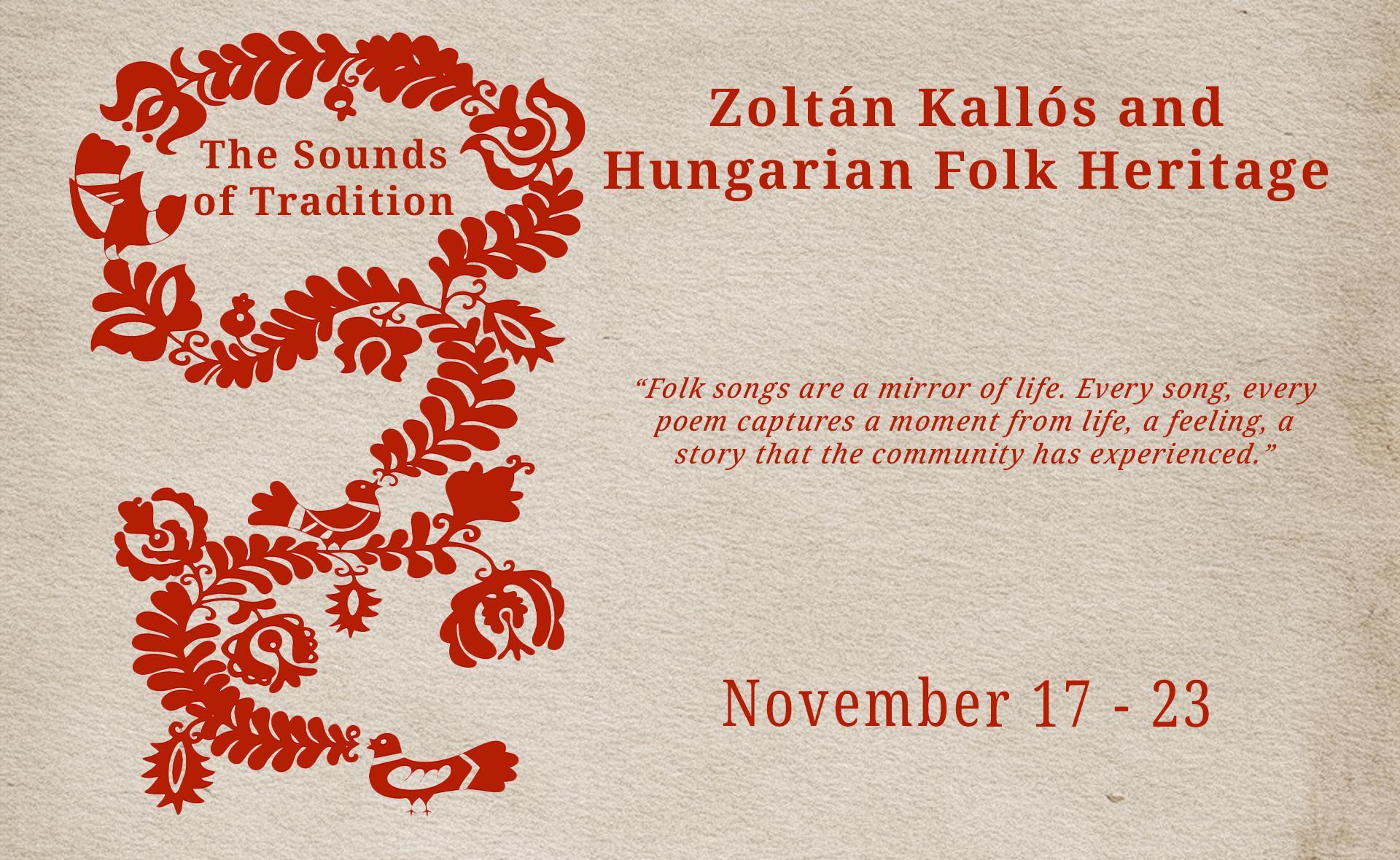 The Sounds of Tradition