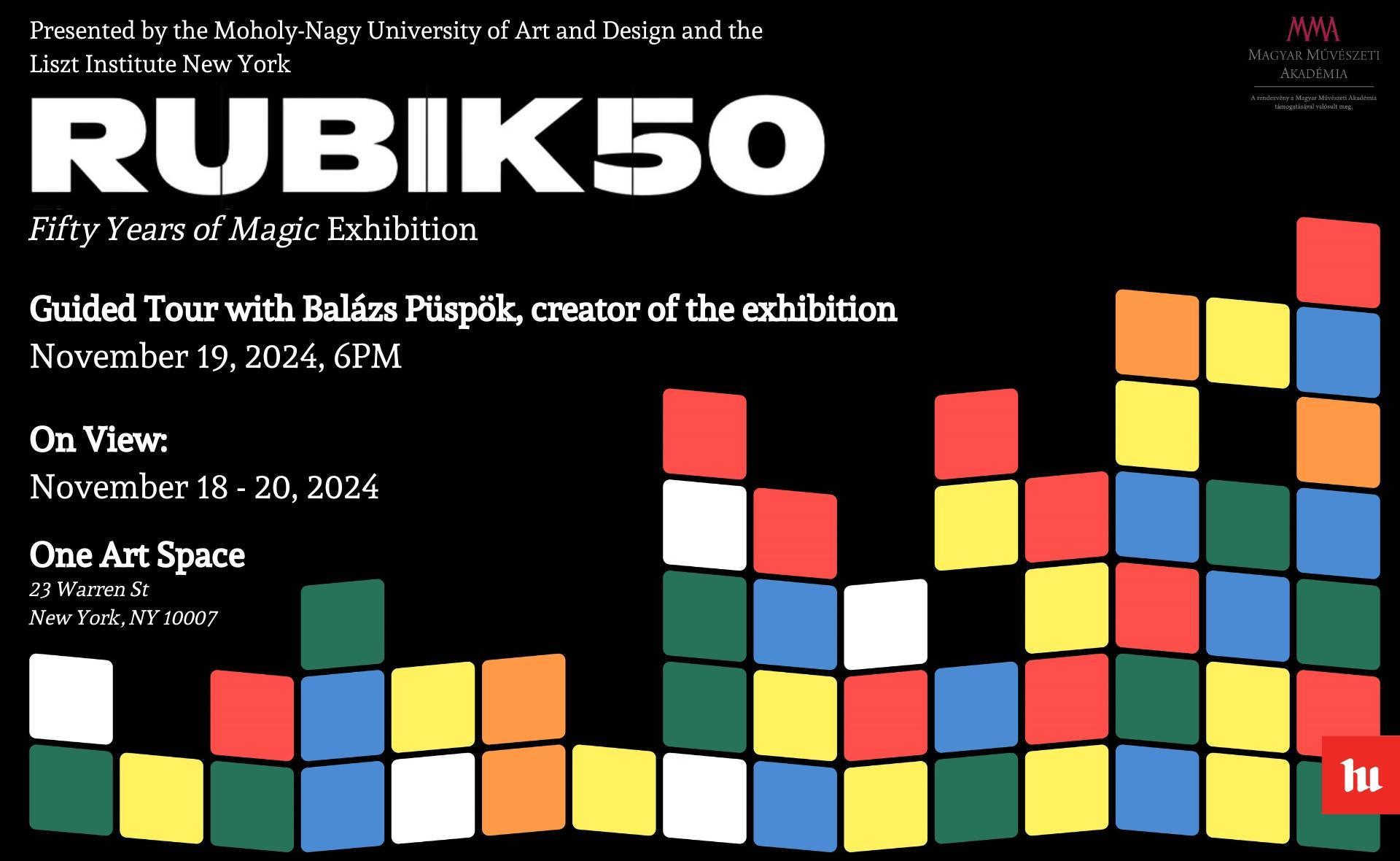 Rubik 50 - Fifty Years of Exhibition Guided Tour