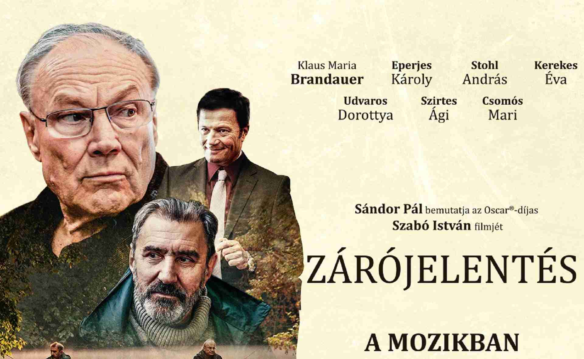 Rapport final (Zárójelentés) d'István Szabó - Projection du film