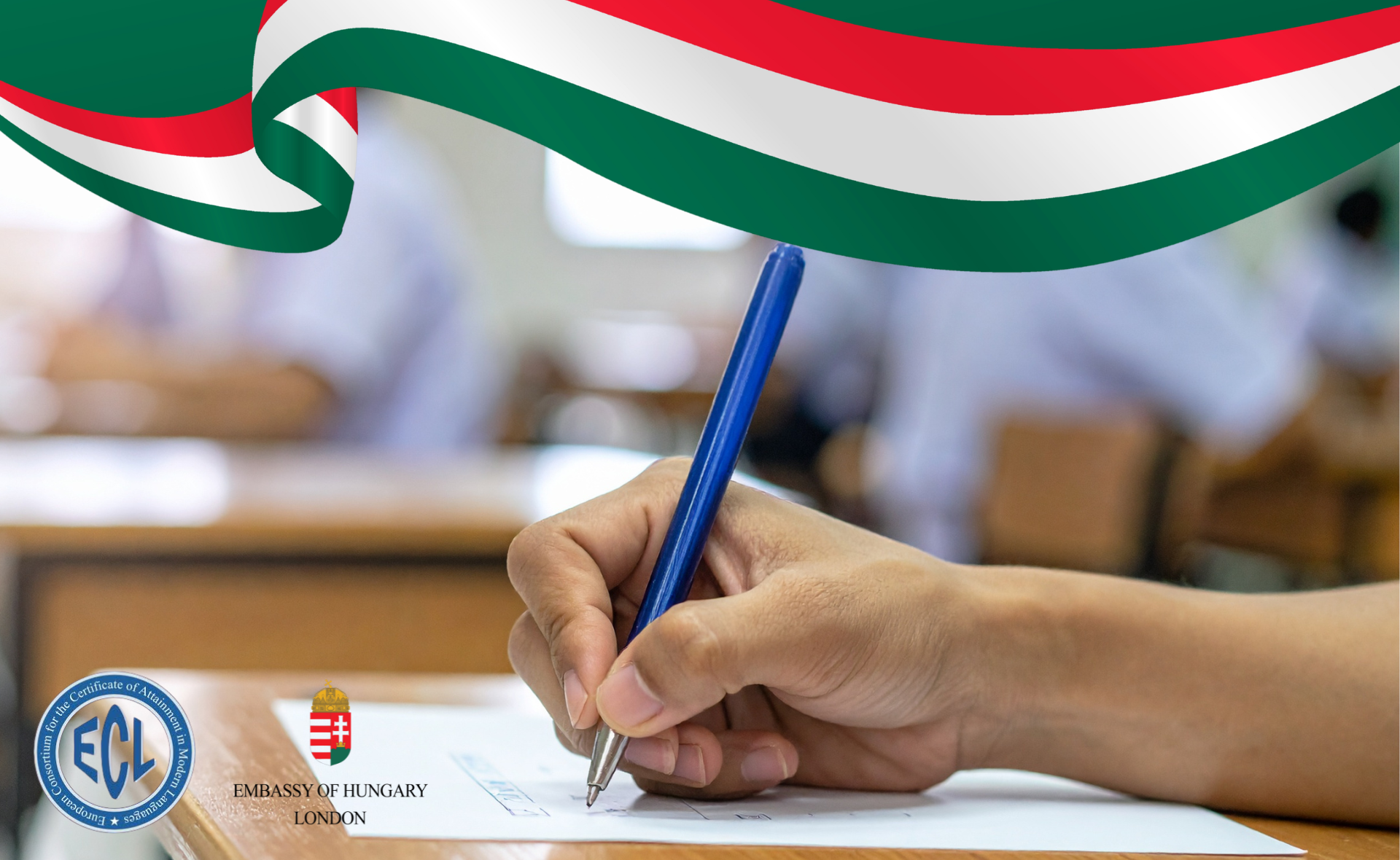 ECL examination for Hungarian language at Hungary House, London