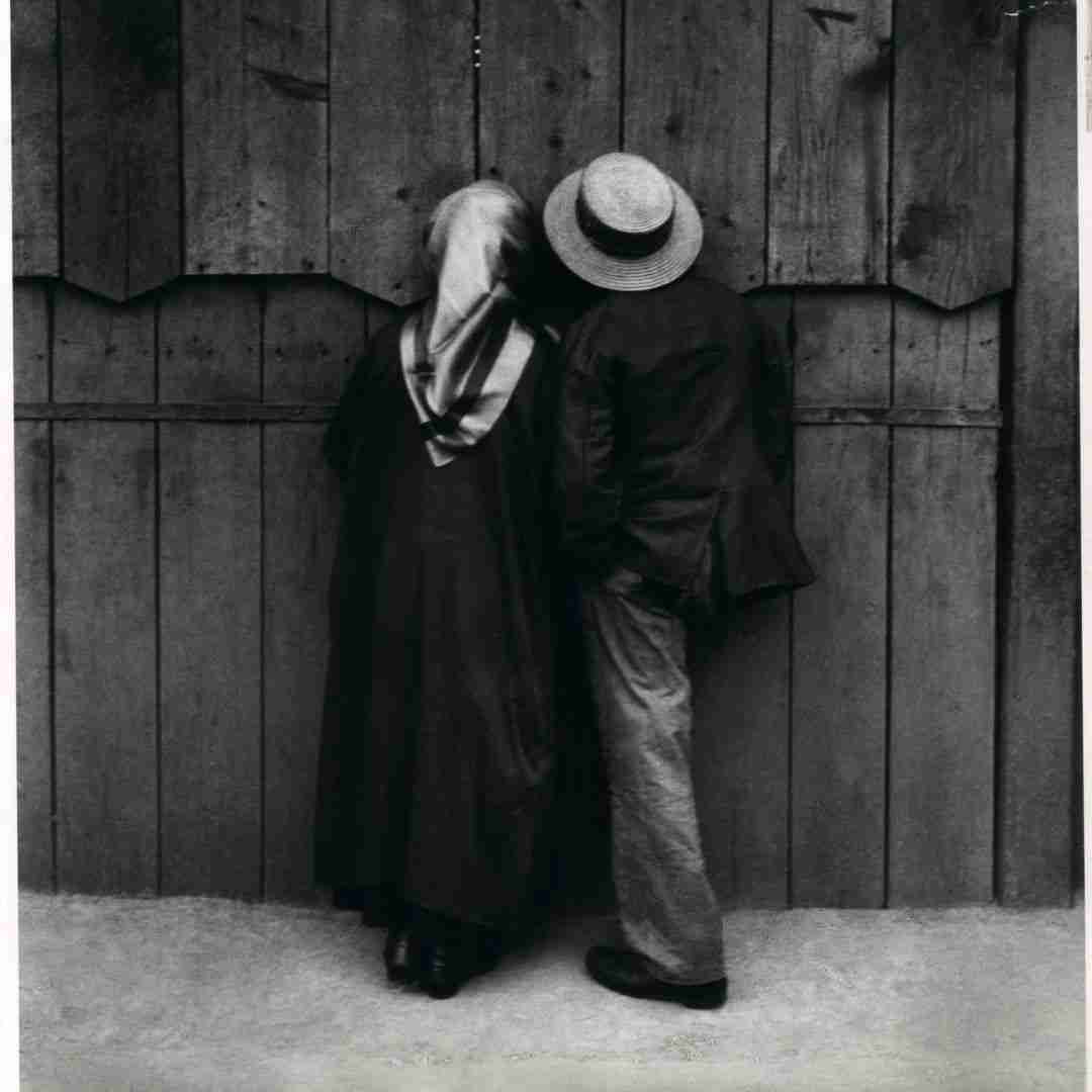 André Kertész: In front of a circus at Népliget
