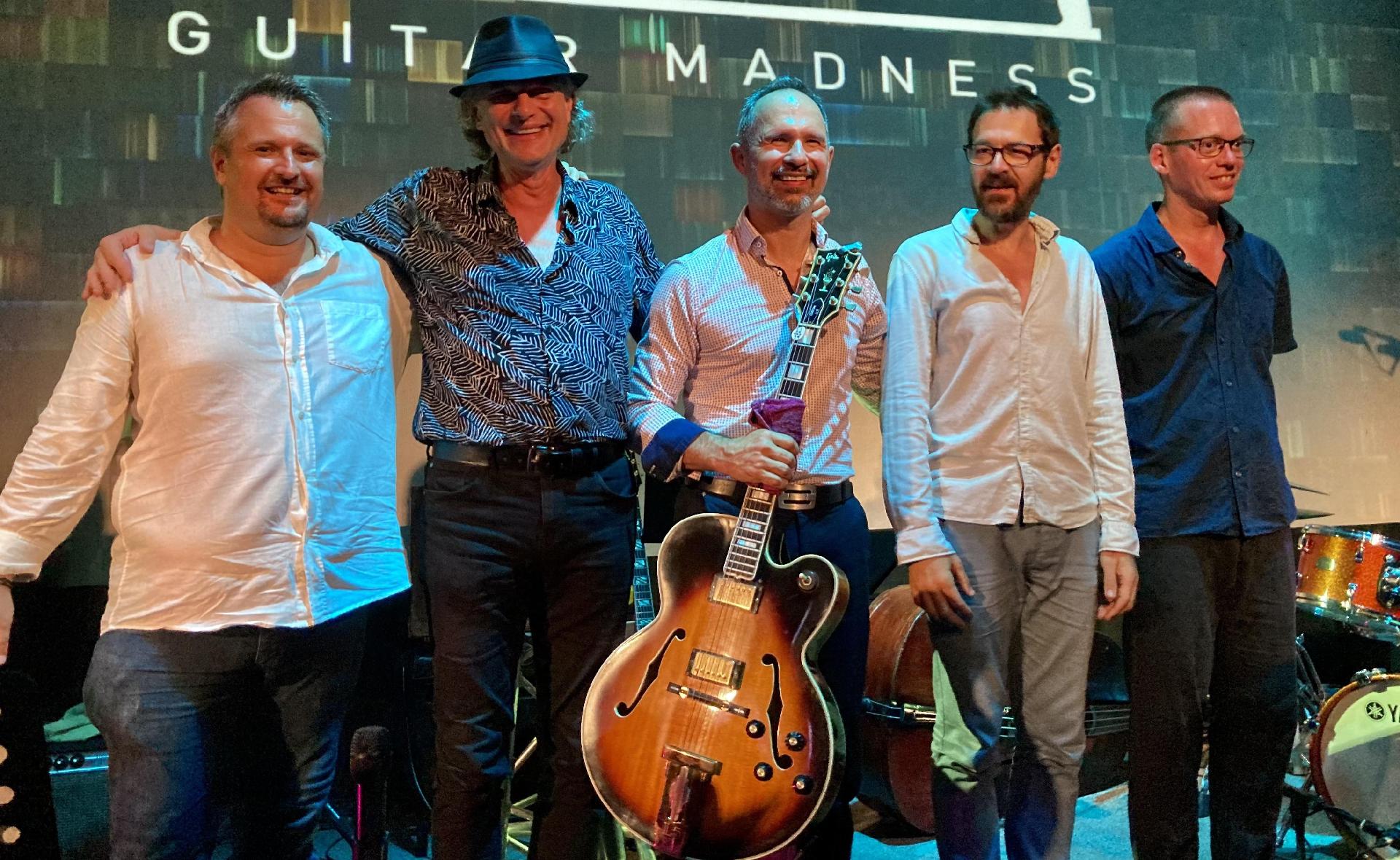 GUITAR MADNESS: István Gyárfás, Attila Rieger, Gábor Szalay, Márton Soós ja Balázs Cseh