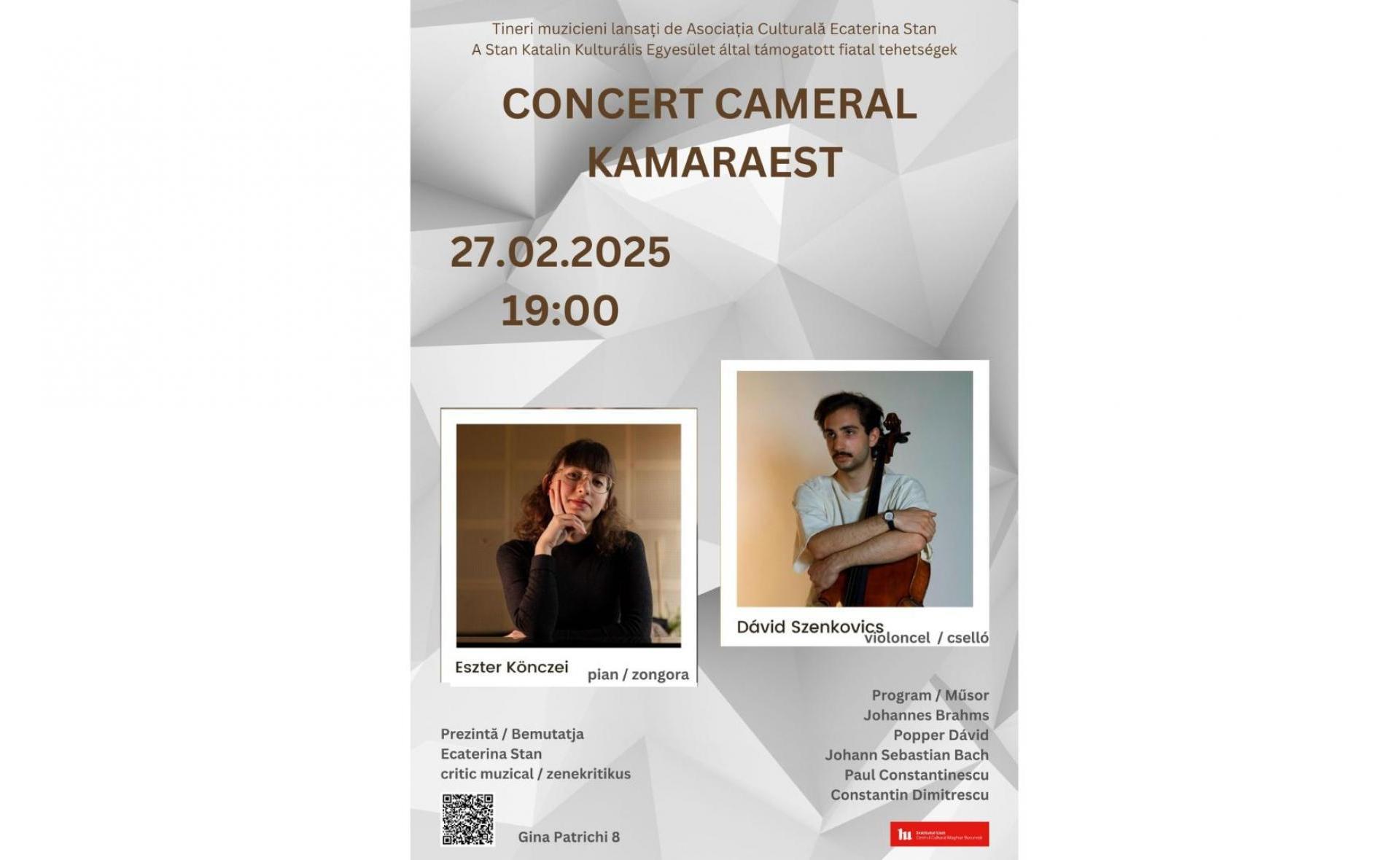 Concert cameral Szenkovics Dávid & Könczei Eszter