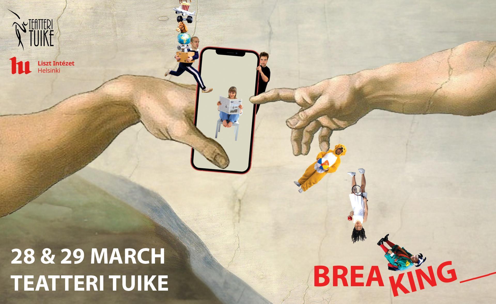 Breaking___ – live-scrollaava esitys, nukketeatteria, sirkusta, kokoamisohje ja sosiaalinen draama.