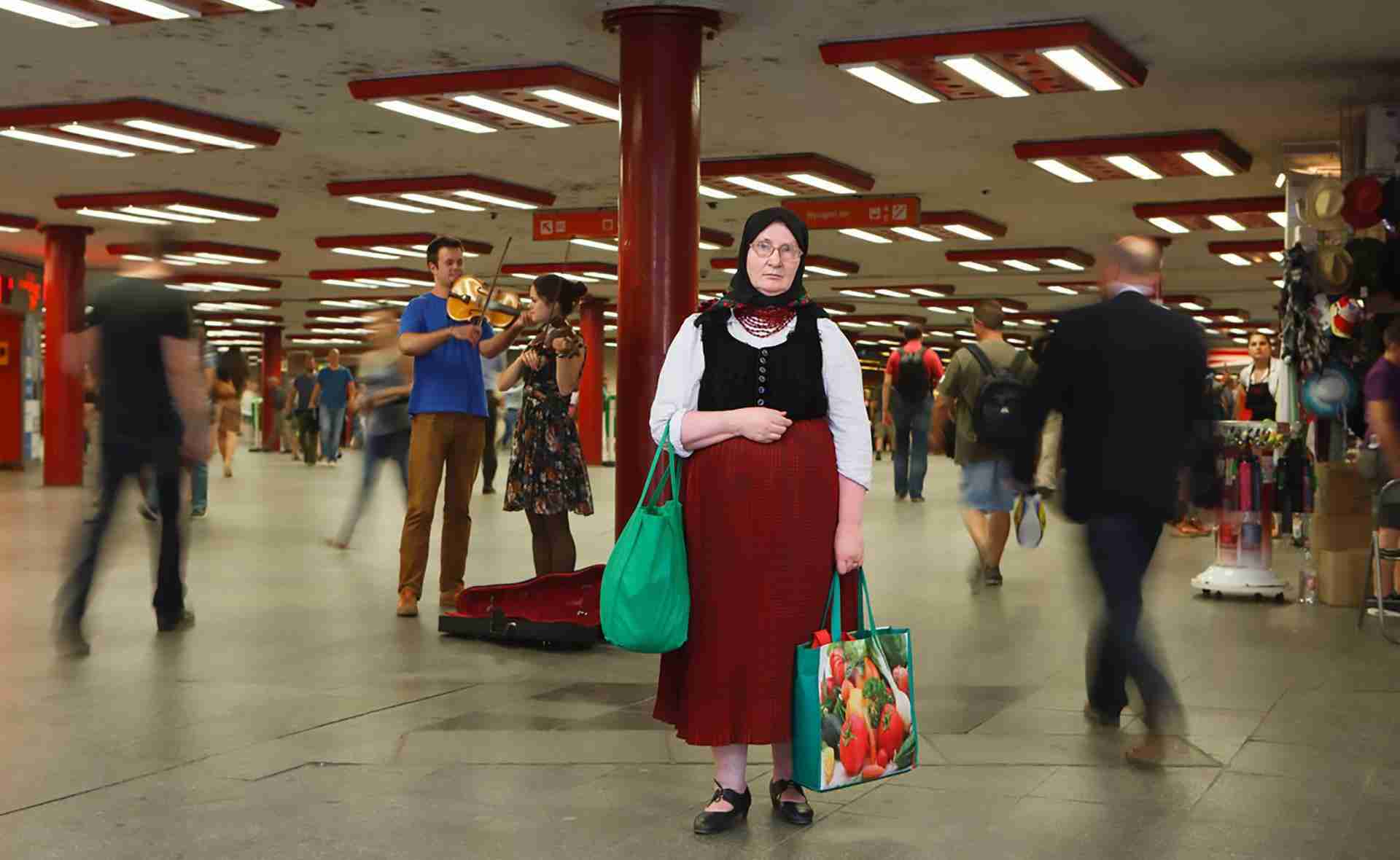 Péter Korniss - In the Underpass, 2014, 73x110 cm, giclée print