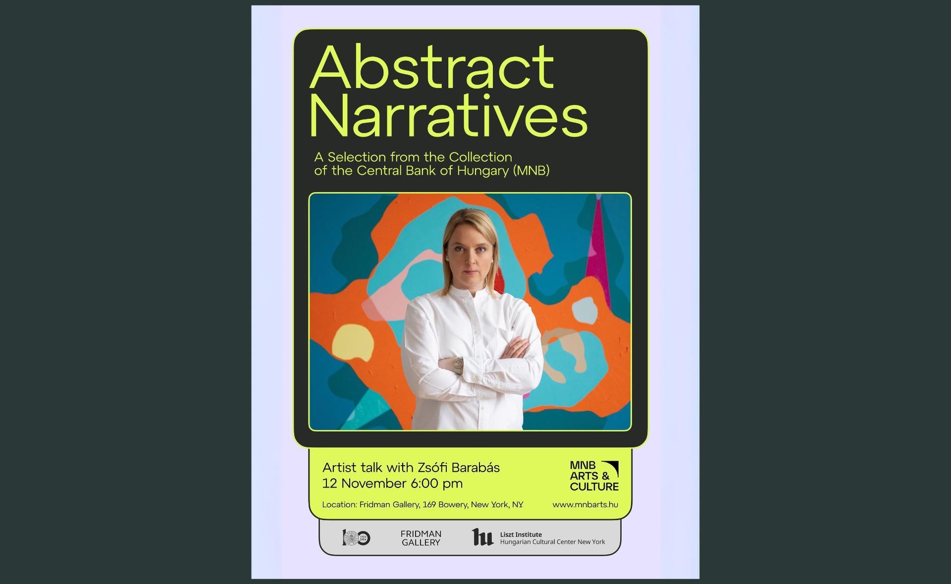 Abstract Narratives -Artist Talk with Zsófia Barabás