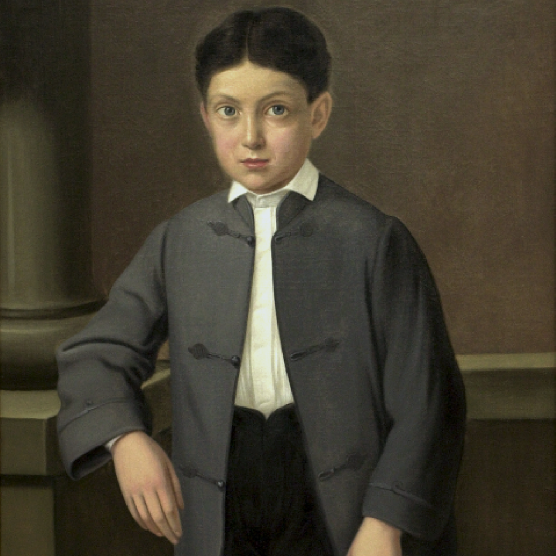 Sándor Petőfi as a child. Unknown 19th c. artist, 1834. 86.4.1. Source: collection of Petőfi Museum of Literature, Budapest