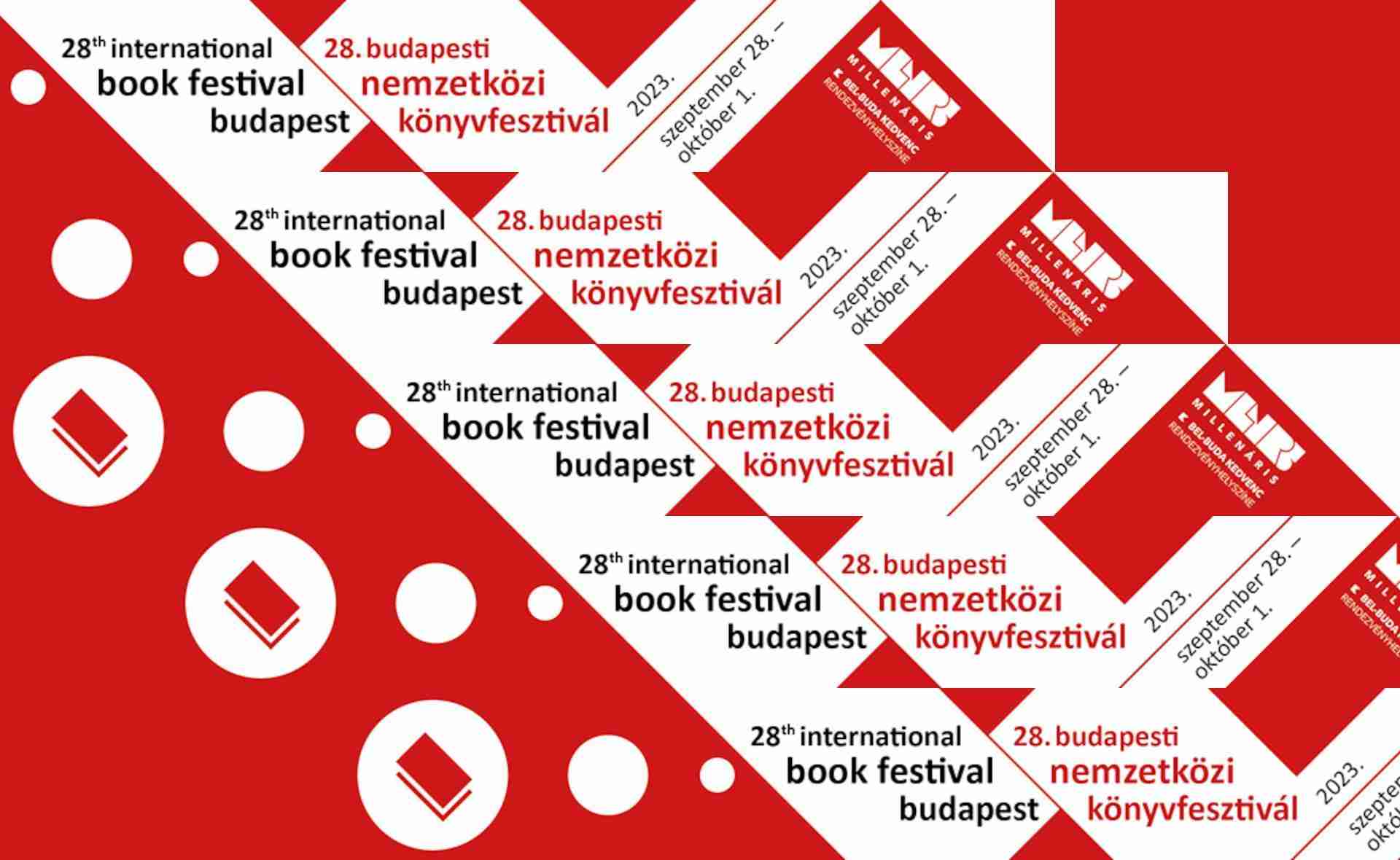 Budapestin 28. kansainvälinen kirjafestivaali järjestetään 28. syyskuuta – 1. lokakuuta 2023!