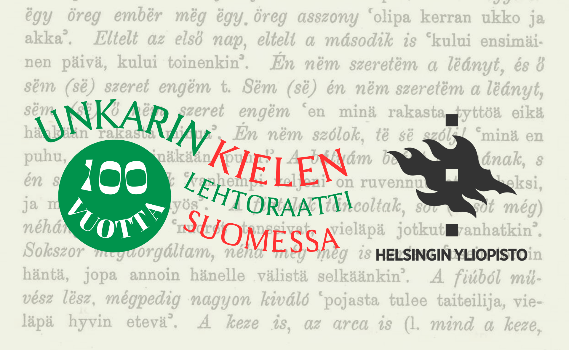 Unkarin lehtoraatti sata vuotta Suomessa, 1. osa