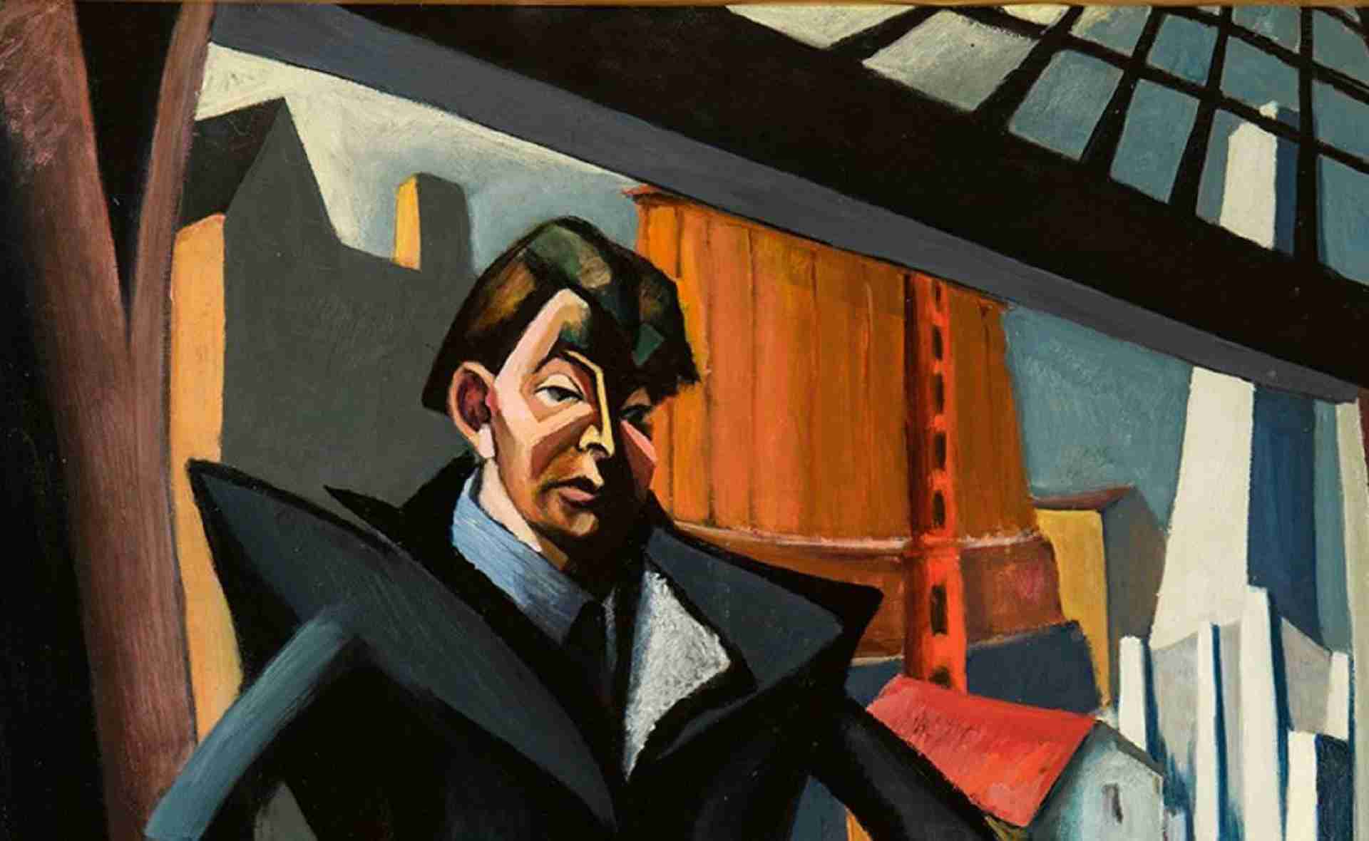 Tihanyi Lajos: Nagy önarckép intérieur (Ablaknál álló férfi), 1922 – részlet © Szépművészeti Múzeum