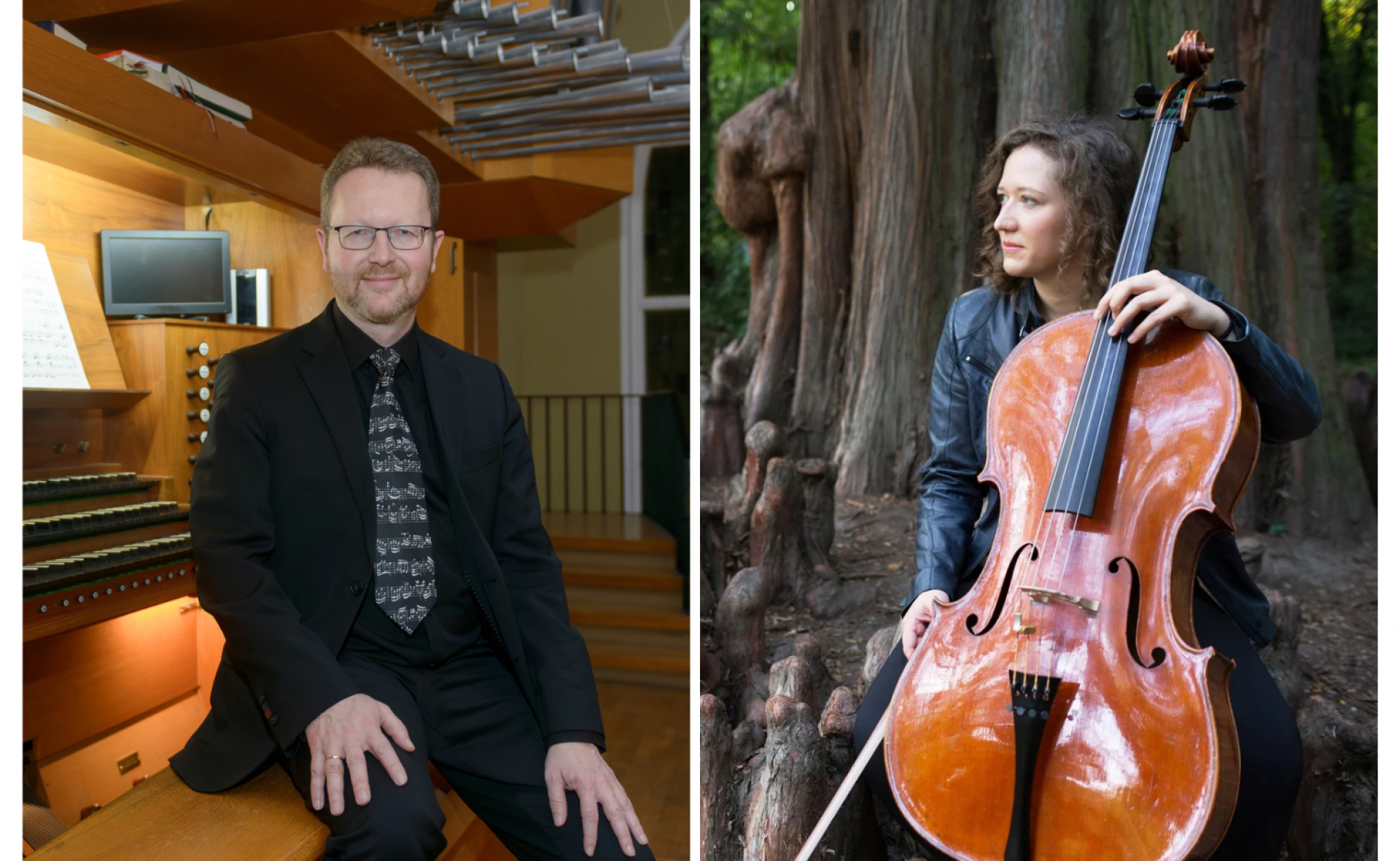 David Schollmeyer (Orgel) und Ildikó Szabó (Violoncello)