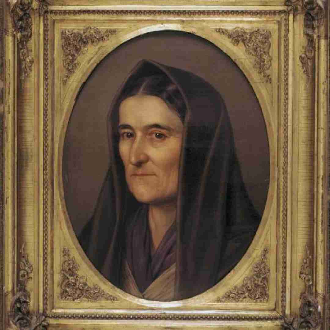 Mother of Sándor Petőfi: Mária Hrúz. Painter Soma Orlai Petrics, around 1850-60. Source: collection of the Petőfi Museum of Literature, Budapest