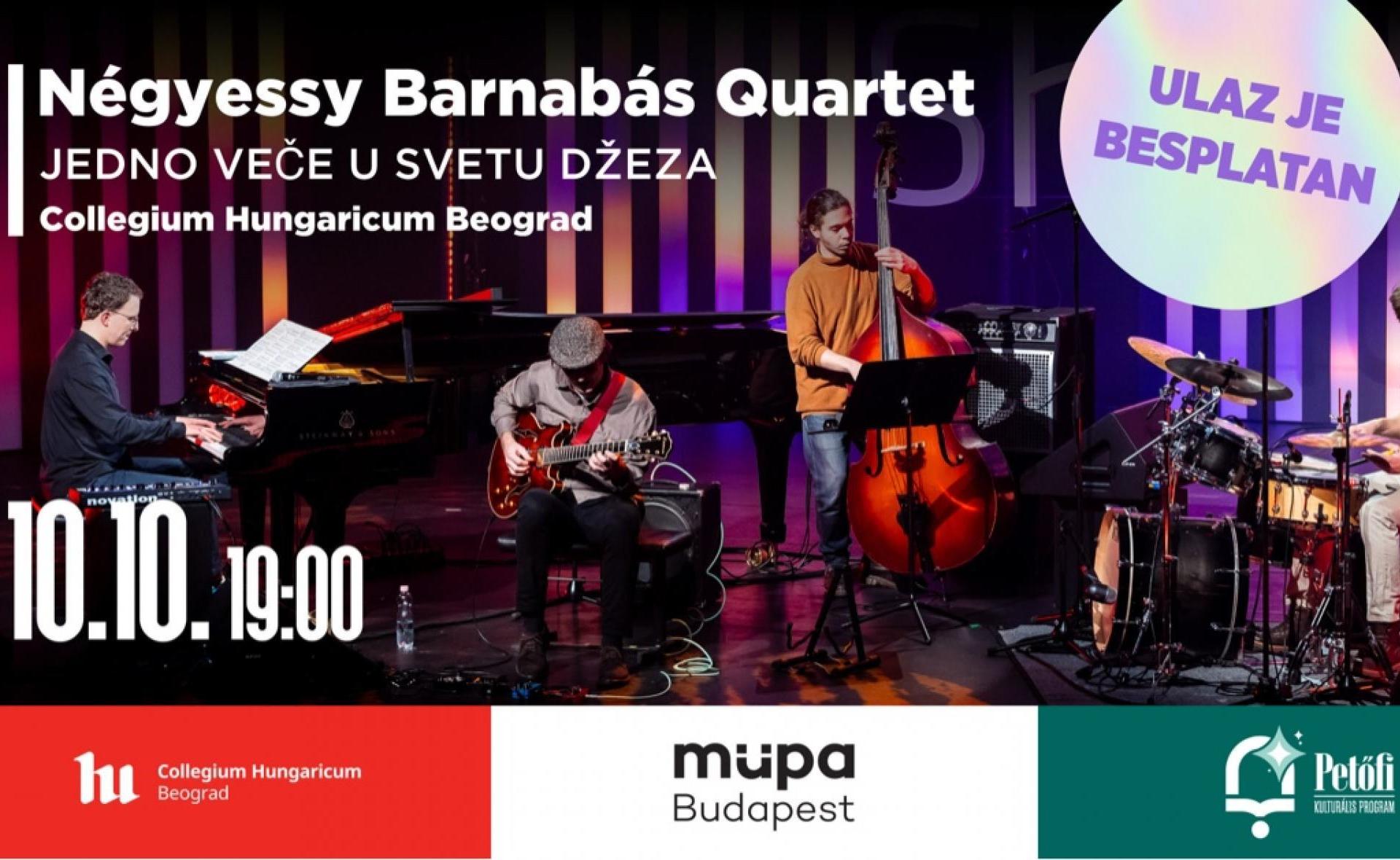 Koncert kvarteta Neđeši Barnabaš u Beogradu! 