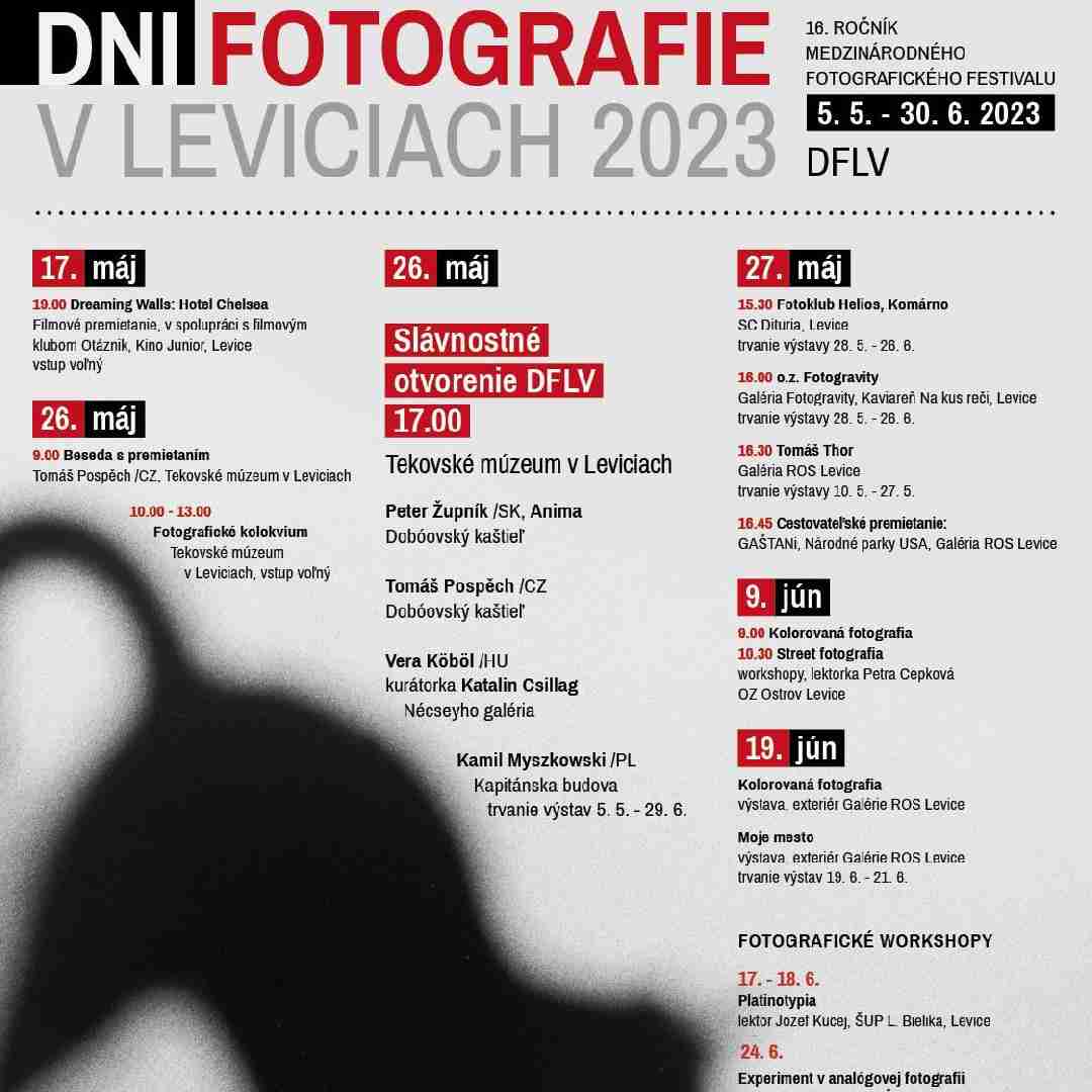 Plagát Dni Fotografie v Leviciach 2023