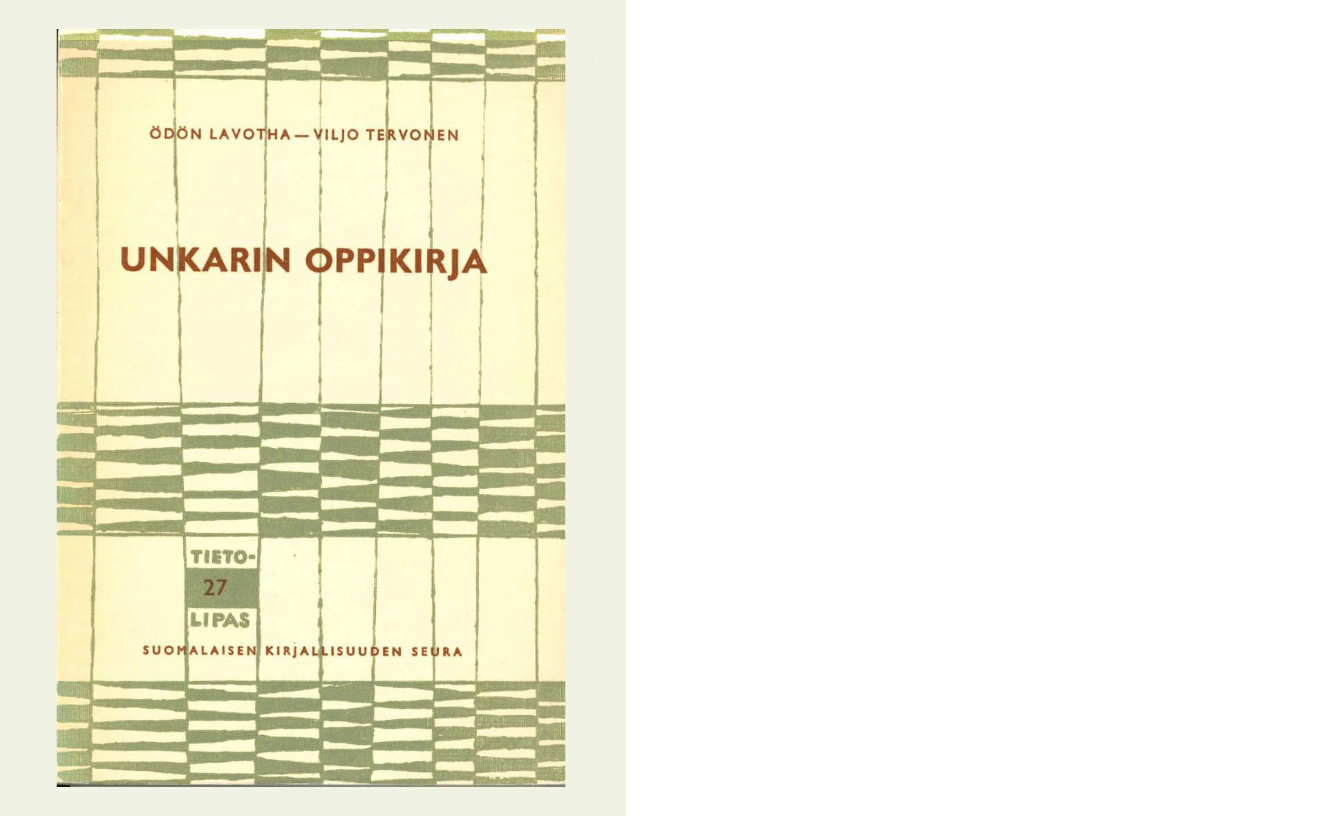 Kuva: Unkarin oppikirja